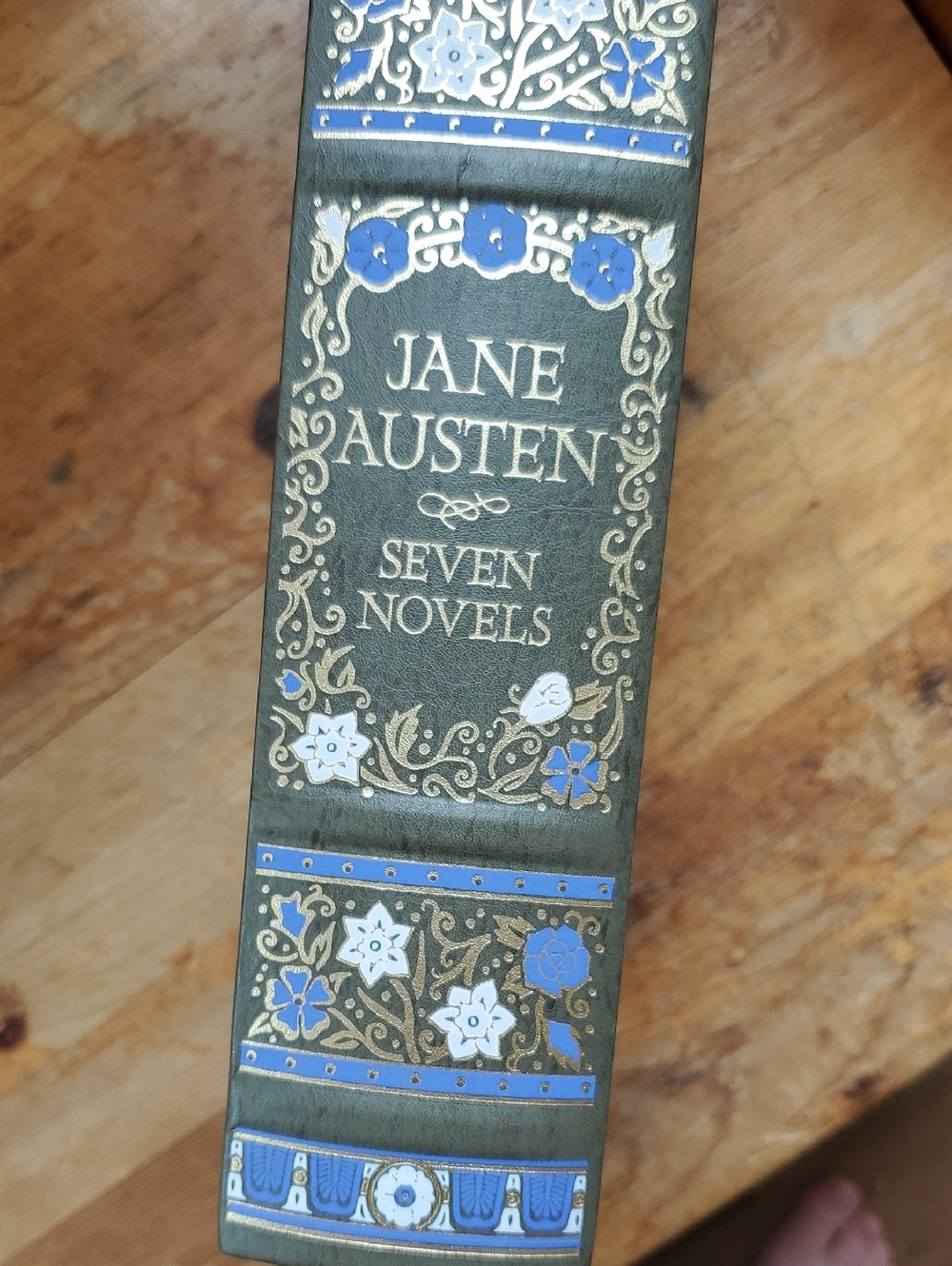 Jane Austen Seven Novels Decorative Hardcover - Blue & Gold - Picture 7 of 10